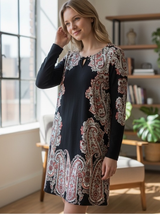 JM Collection Dresses & Skirts - JM Collection TUNIC Top or used as Dress Long Sleeve